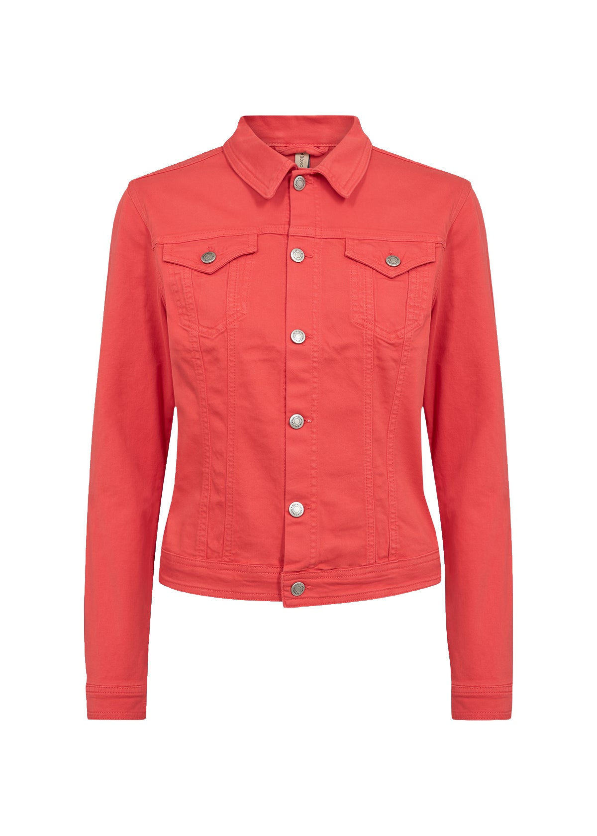 Soya Concept Erna denim jacket in red - [shop_name Strathaven] [womens clothing]