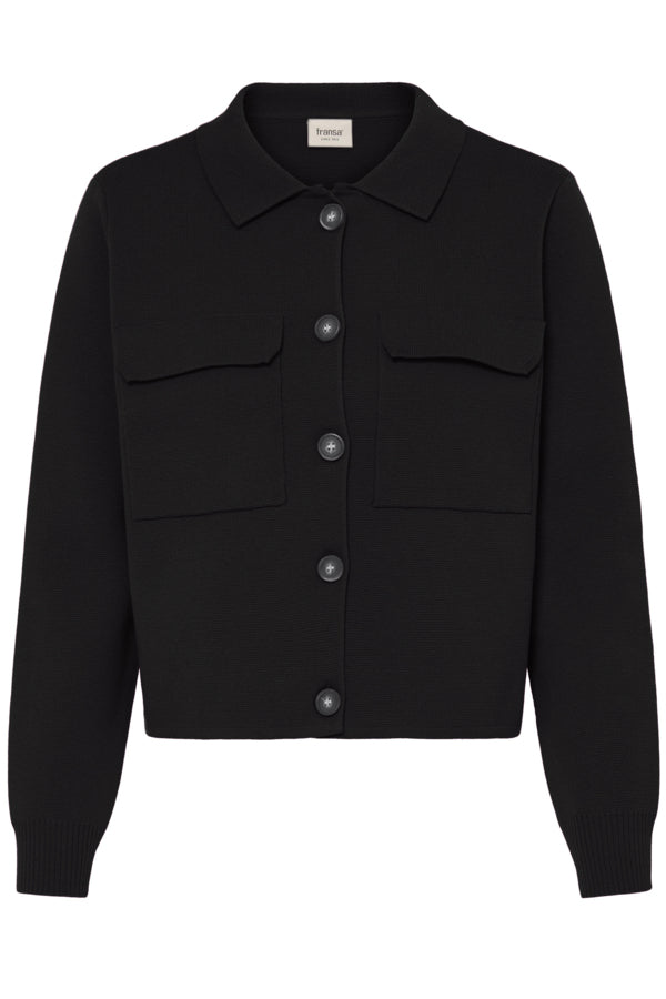 Fransa Rita cardigan in navy blue - [shop_name Strathaven] [womens clothing]