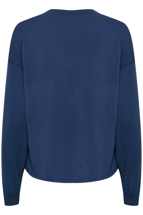 Fransa Aurora Sweatshirt in navy