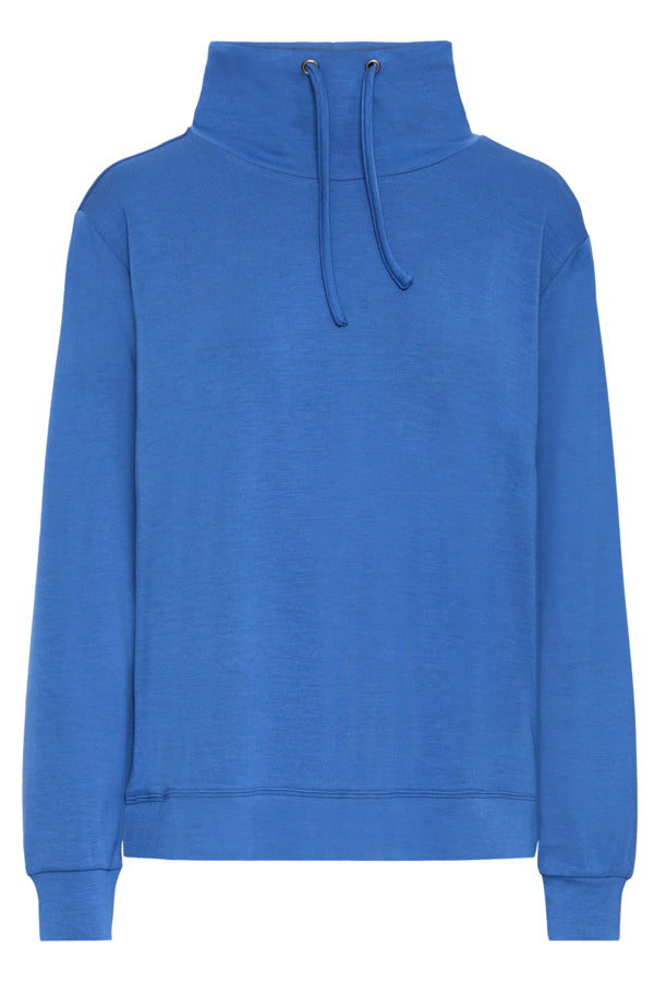 Fransa Aurora hoodie in bright blue - coming soon