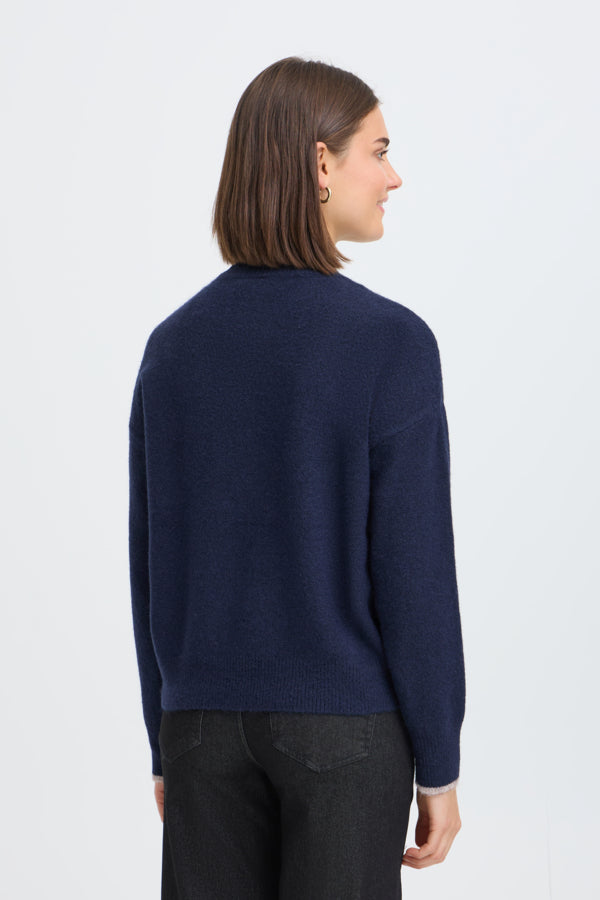 Fransa Florence sweater in salute - [shop_name Strathaven] [womens clothing]