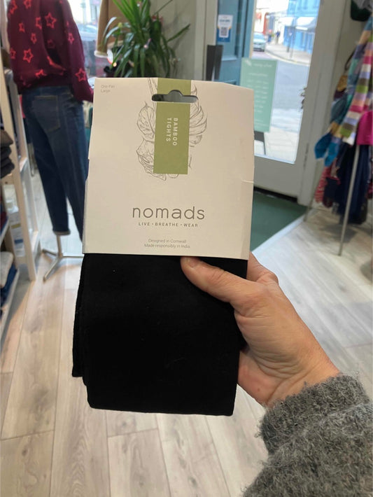 Nomads bamboo tights in black