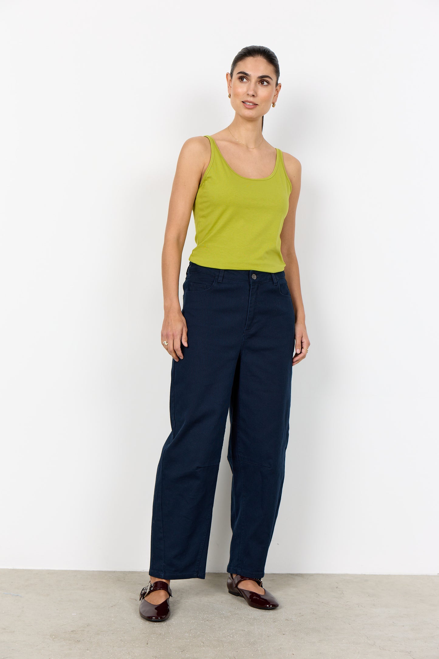 Soya Concept Pylle vest top in split pea