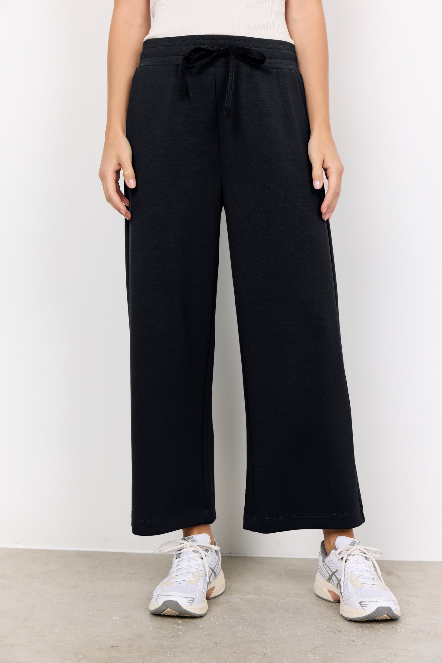 Soya Concept Banu wider leg trousers in black - [shop_name Strathaven] [womens clothing]