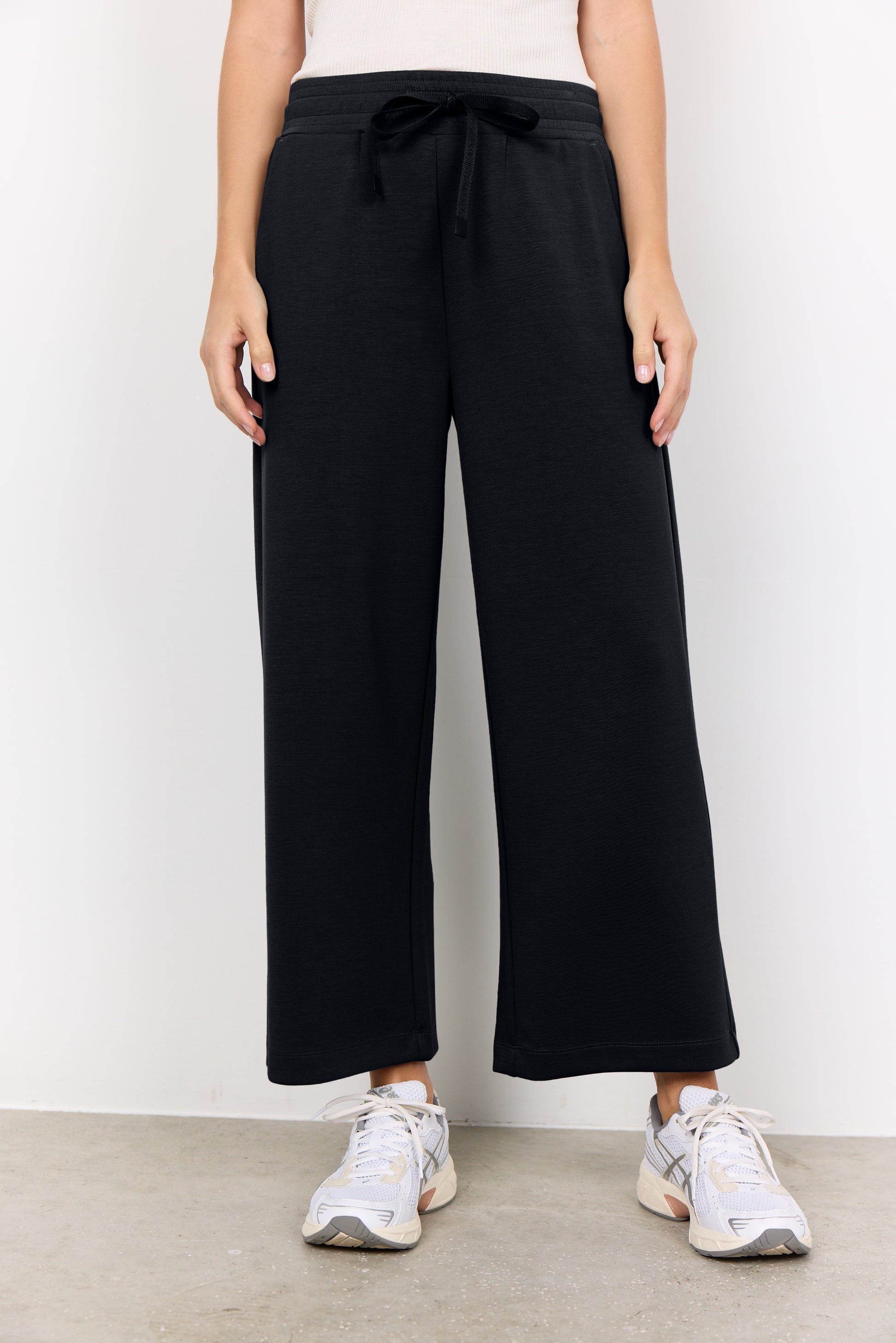 Soya Concept Banu wider leg trousers in black - [shop_name Strathaven] [womens clothing]
