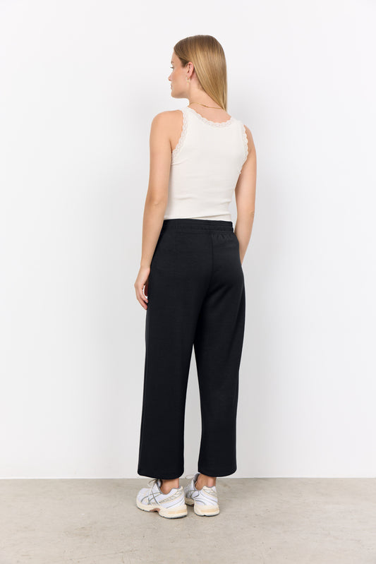 Soya Concept Banu wider leg trousers in black - [shop_name Strathaven] [womens clothing]