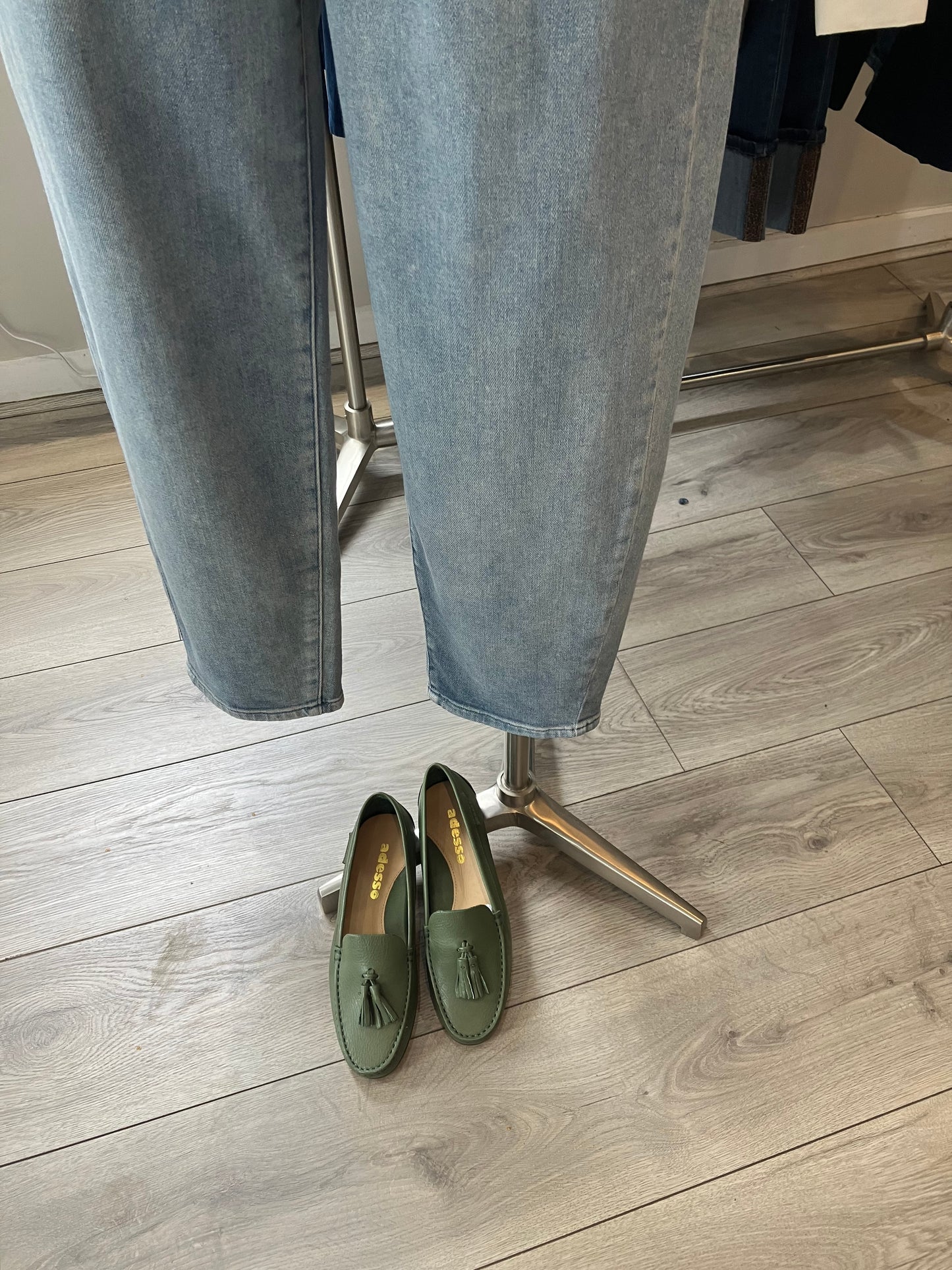 Adesso Tate loafer in moss green