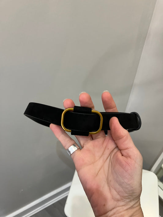 Grace & Mila Nazareth black suede belt