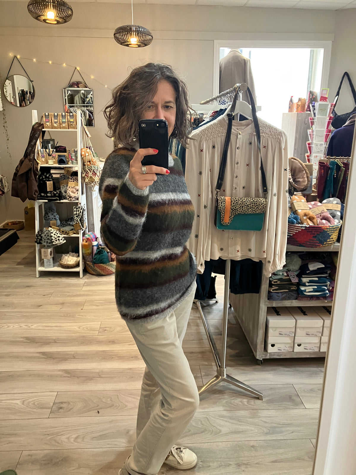 Soya Concept Hadil striped cosy sweater