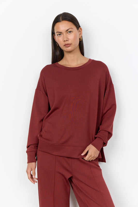 Soya Concept Banu top in madder brown