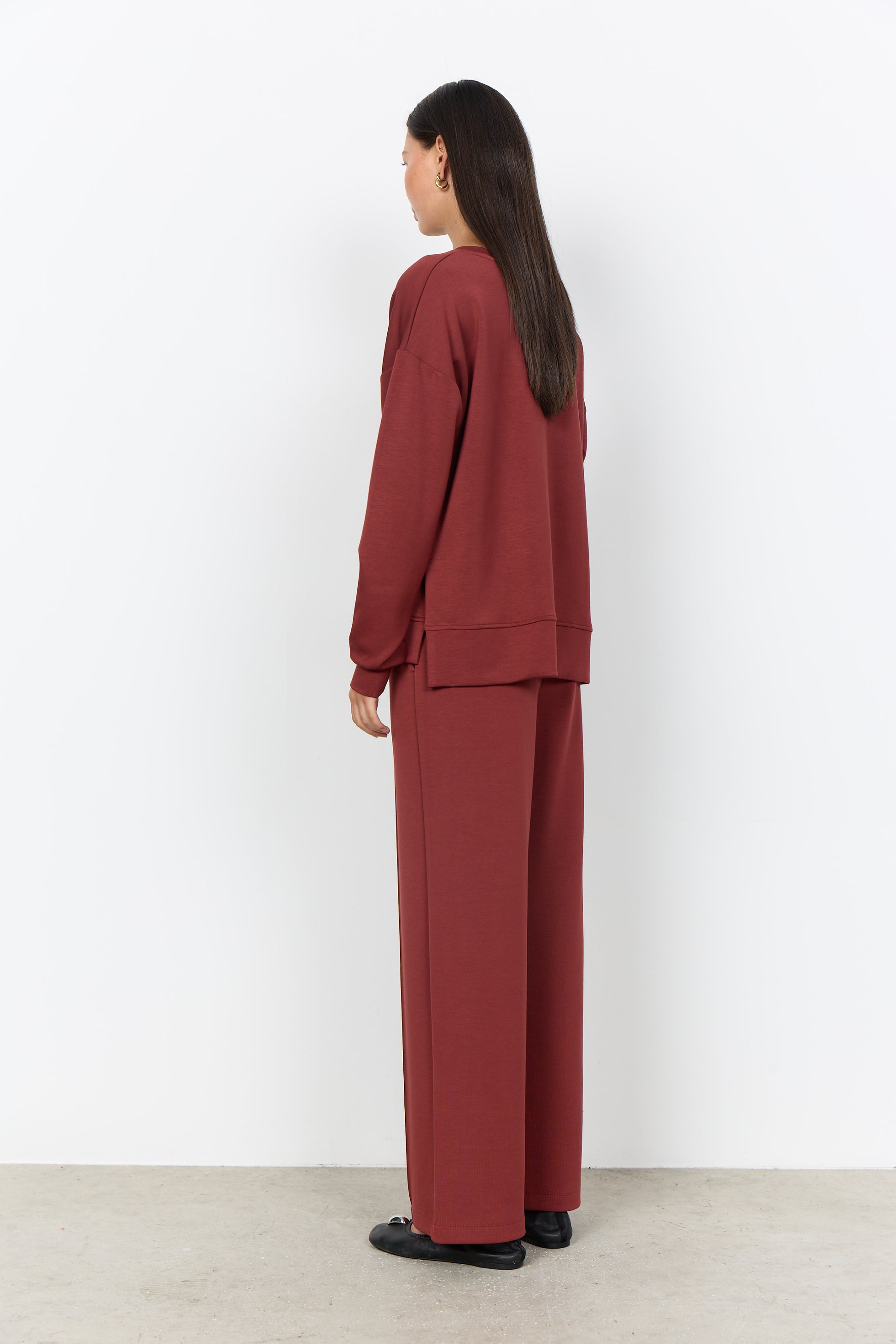 Soya Concept Banu top in madder brown - [shop_name Strathaven] [womens clothing]