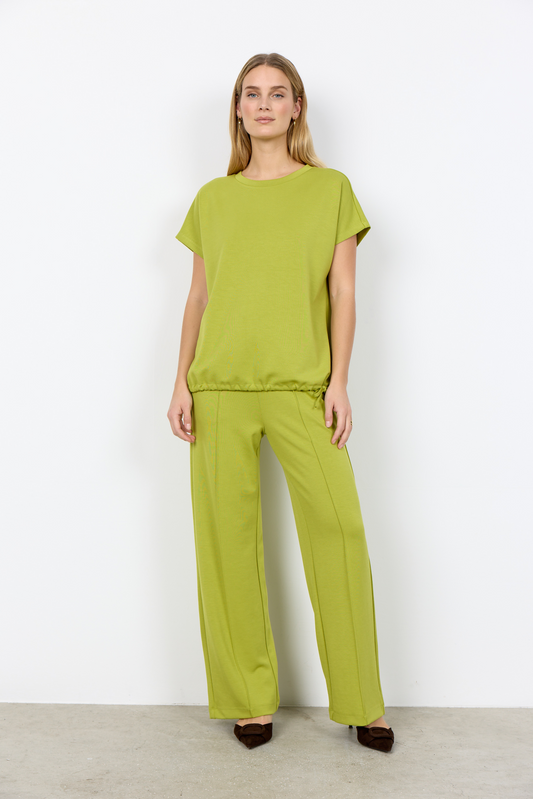 Soya Concept Banu modal top with drawstring in split pea