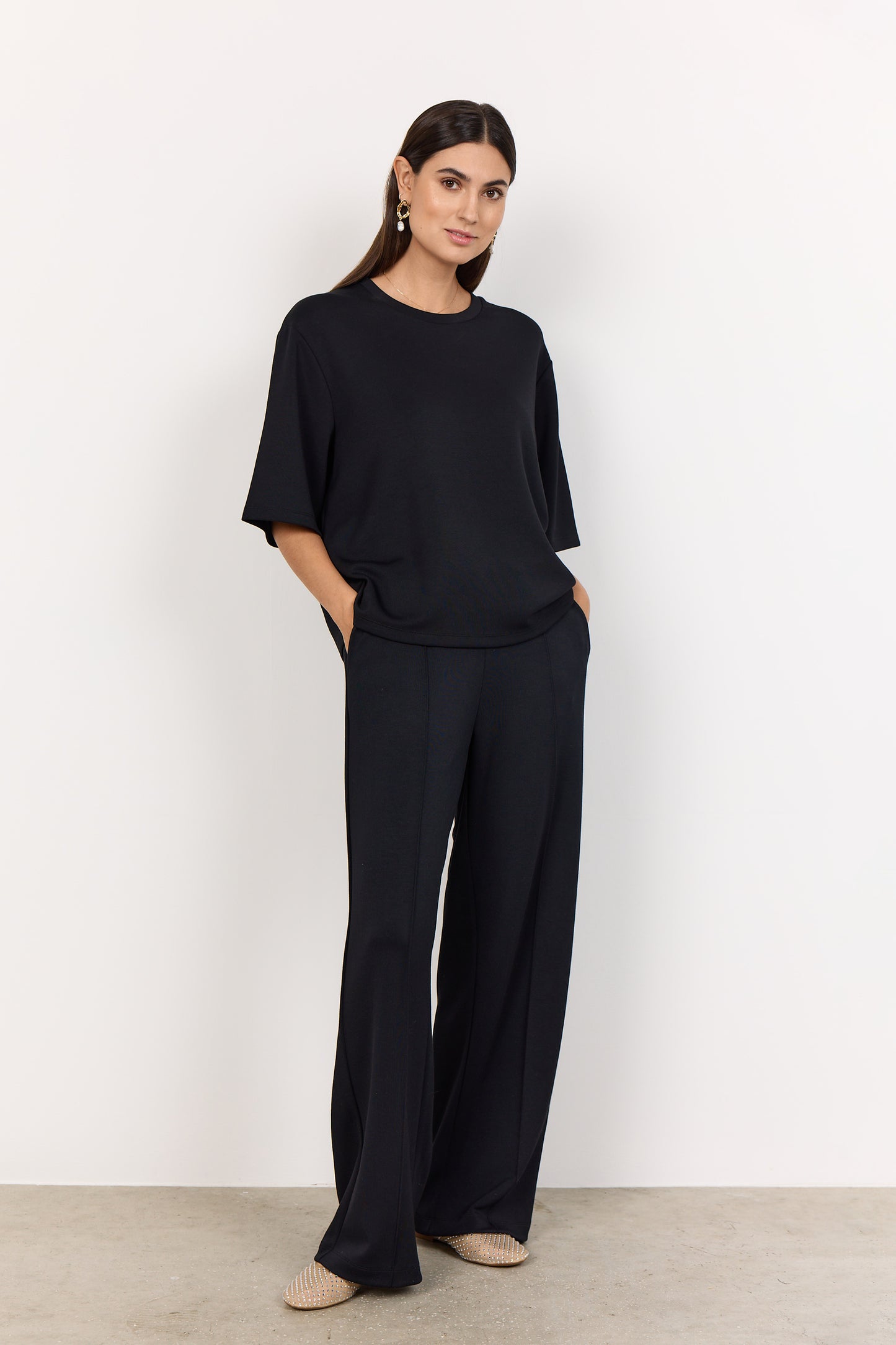 Soya Concept Banu top in black - [shop_name Strathaven] [womens clothing]