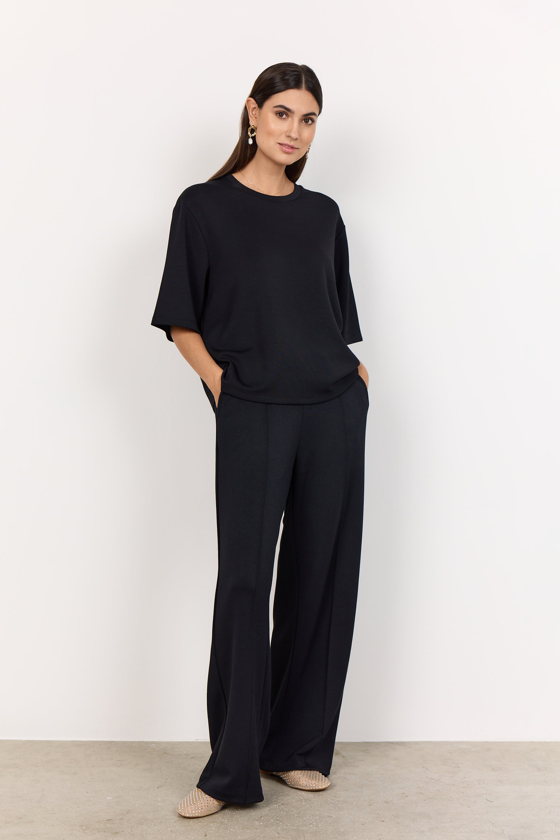 Soya Concept Banu top in black - [shop_name Strathaven] [womens clothing]