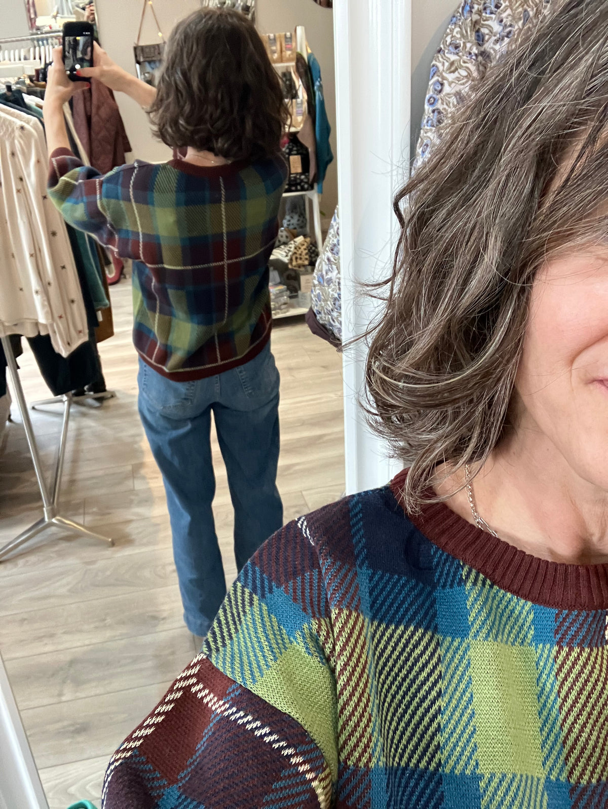 Pretty Vacant Roma sweater in Rum Raisen - [shop_name Strathaven] [womens clothing]