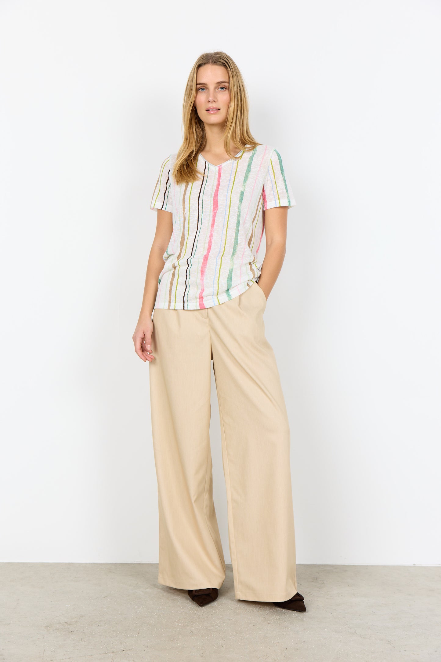 Soya Concept Aretha top in frosty spruce - [shop_name Strathaven] [womens clothing]