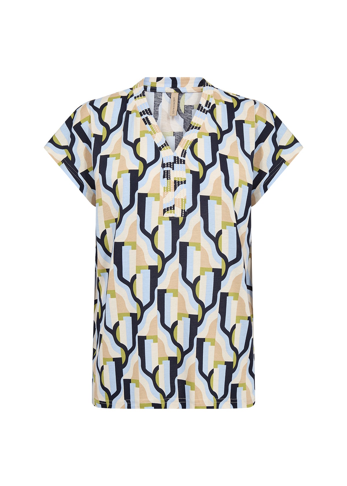 Soya Concept Felicity top in windsurfer blue