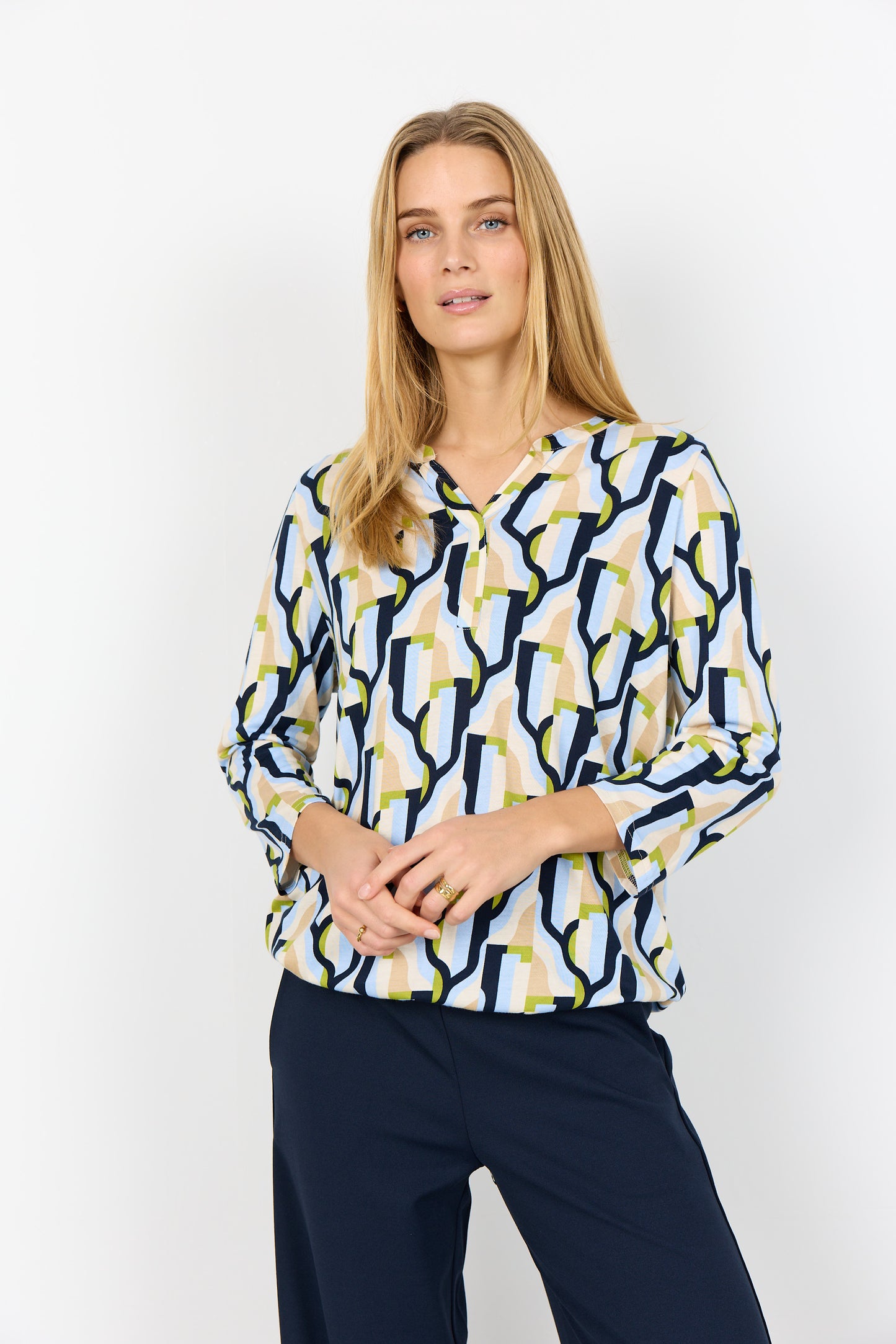 Soya Concept Felicity three quarter sleeve top