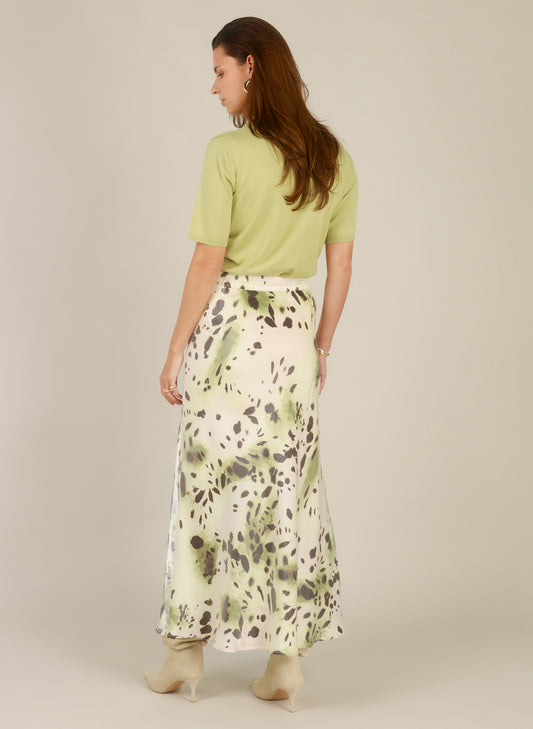 Yest Iman short sleeved sweater in linden - [shop_name Strathaven] [womens clothing]