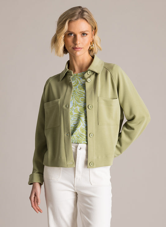 Yest Katerina jacket in botanic green - [shop_name Strathaven] [womens clothing]