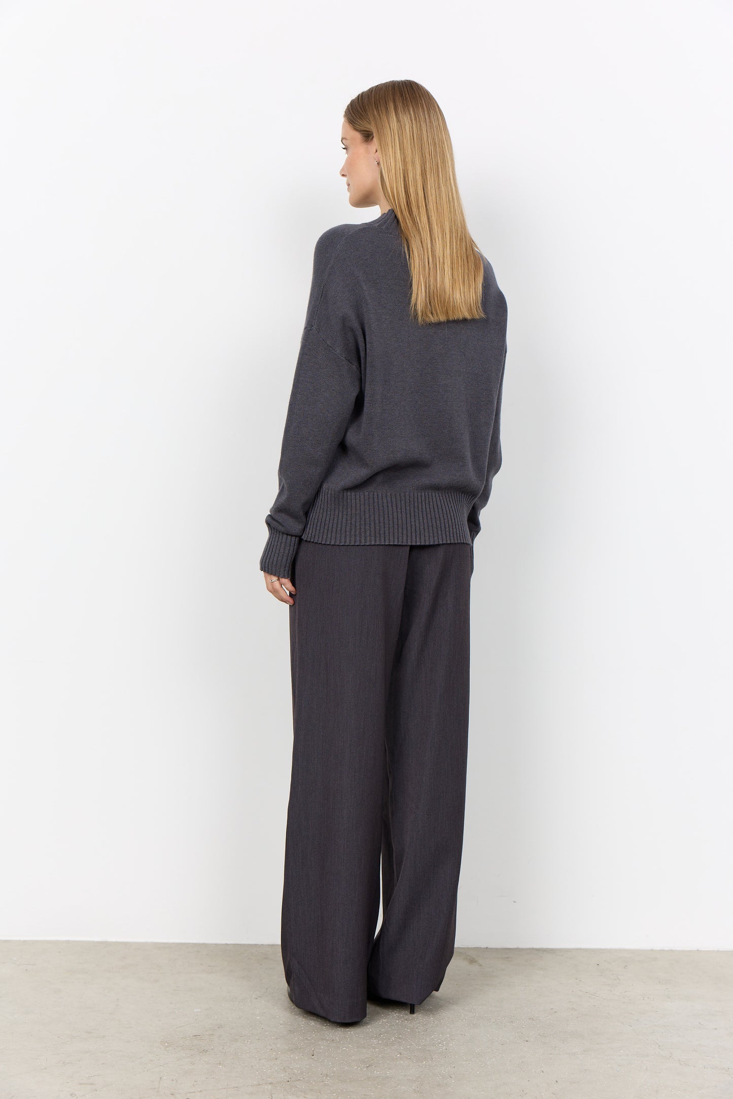 Soya Concept Kanita grey cosy sweater - [shop_name Strathaven] [womens clothing]