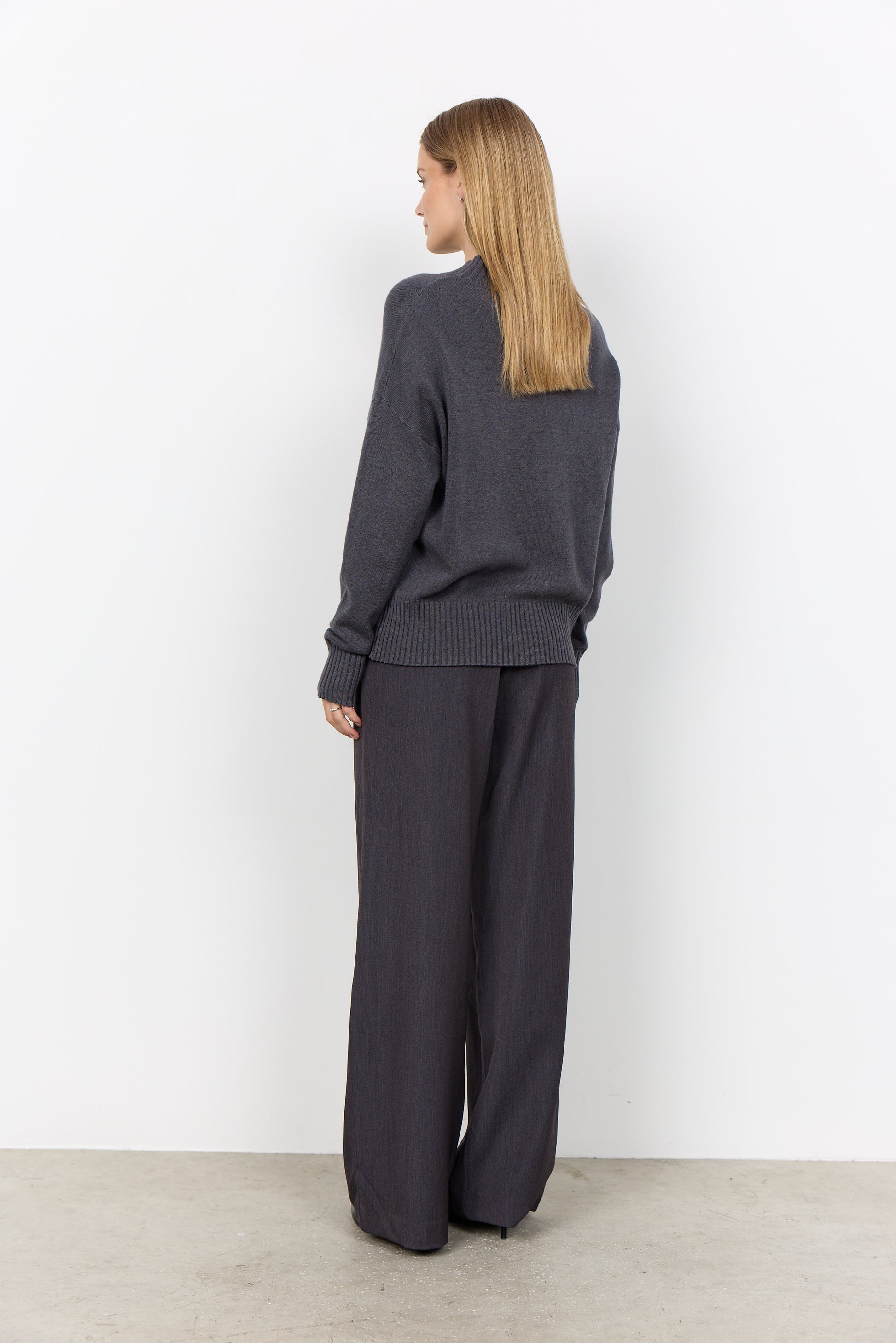 Soya Concept Kanita grey cosy sweater - [shop_name Strathaven] [womens clothing]