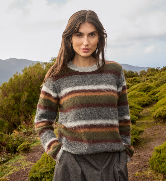 Soya Concept Hadil striped cosy sweater - [shop_name Strathaven] [womens clothing]