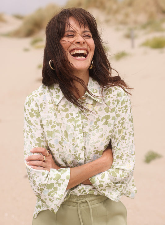 Yest Karina blouse in pastel green - [shop_name Strathaven] [womens clothing]