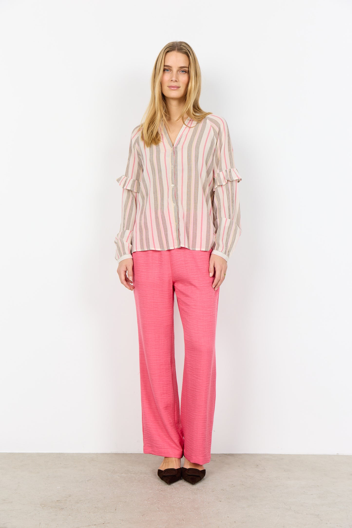 Soya Concept Carola blousey top in rapture rose - [shop_name Strathaven] [womens clothing]