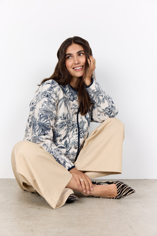 Soya Concept Carli reversible jacket in navy combo