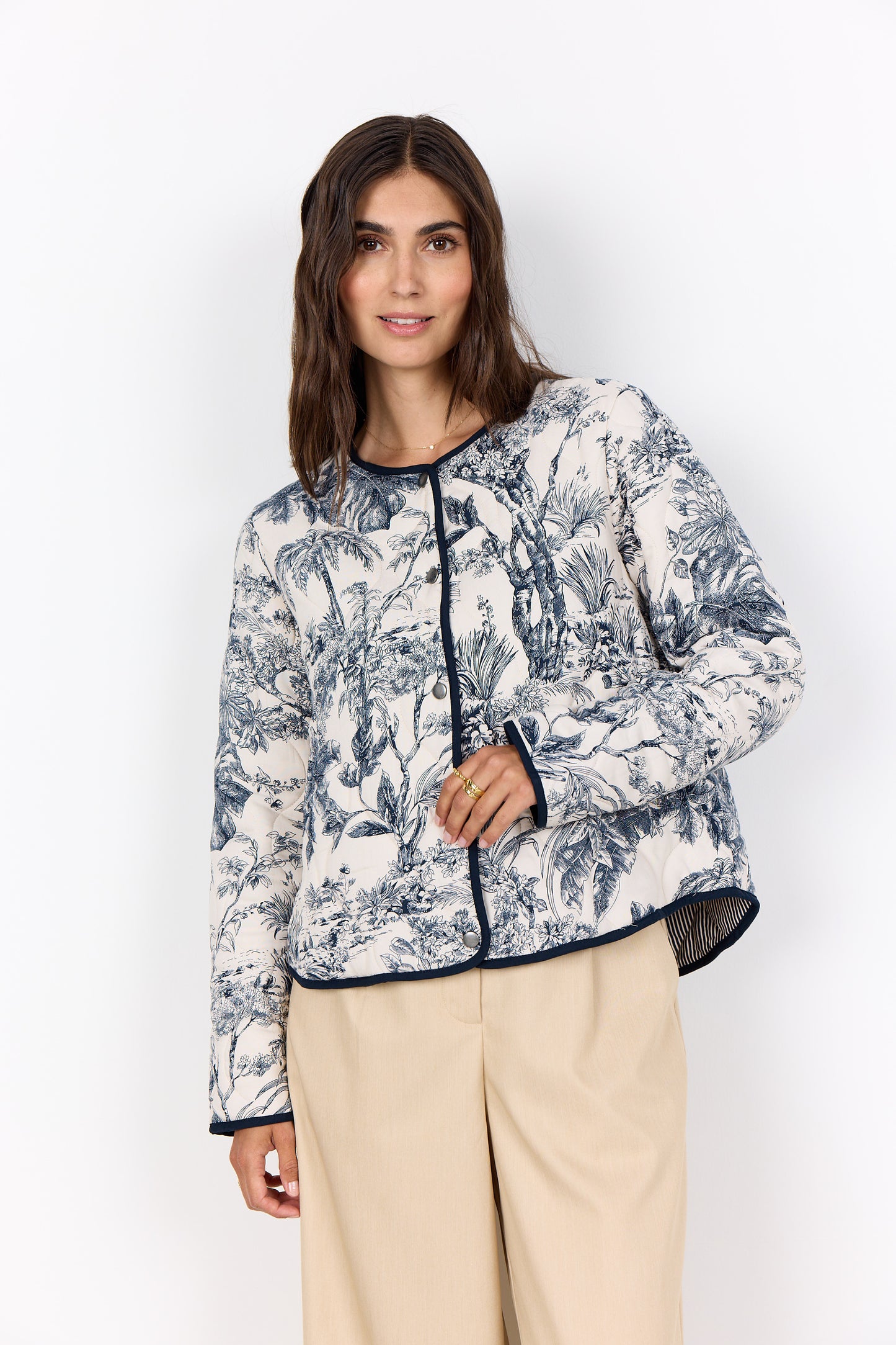 Soya Concept Carli reversible jacket in navy combo