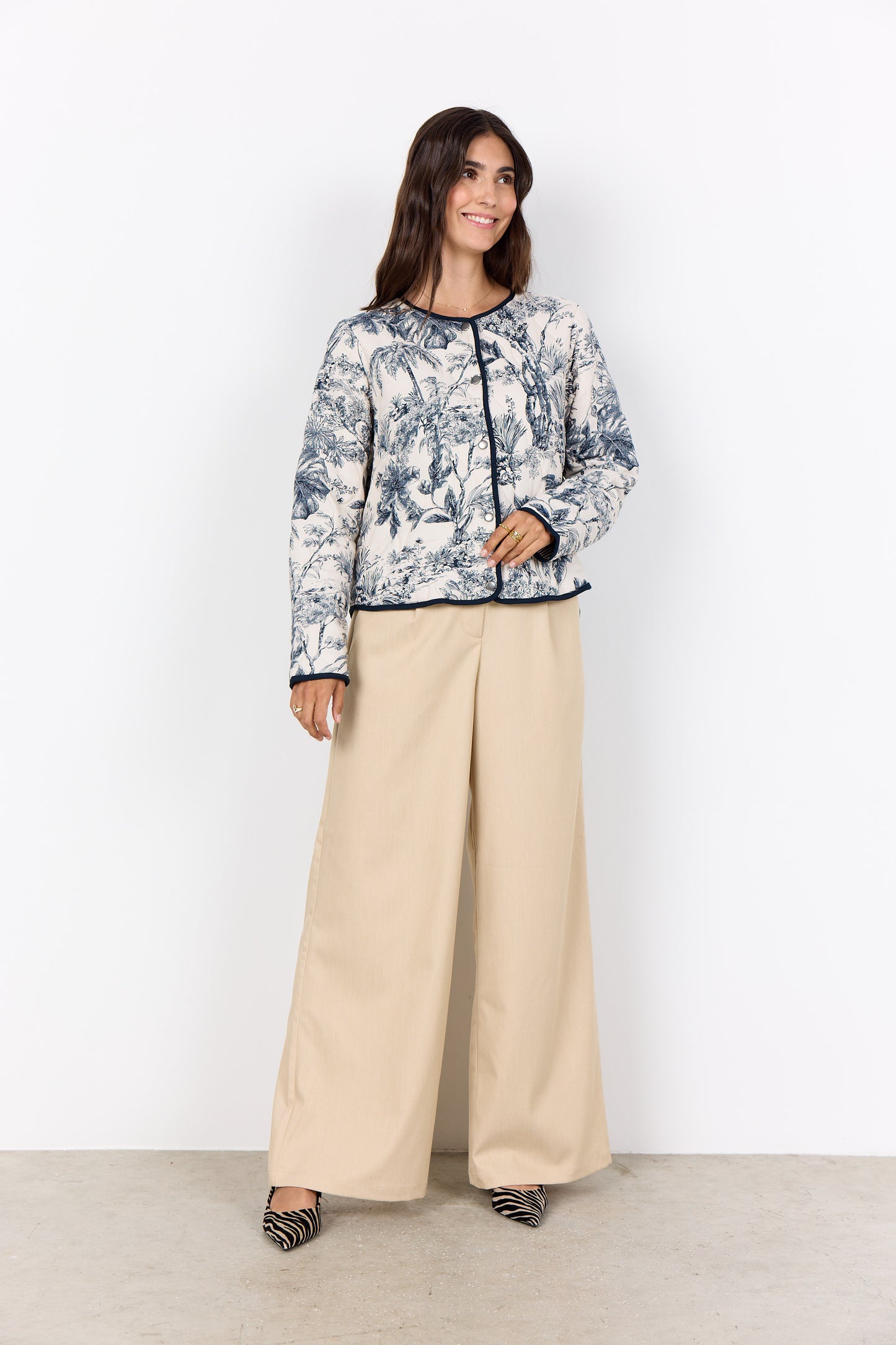 Soya Concept Carli reversible jacket in navy combo