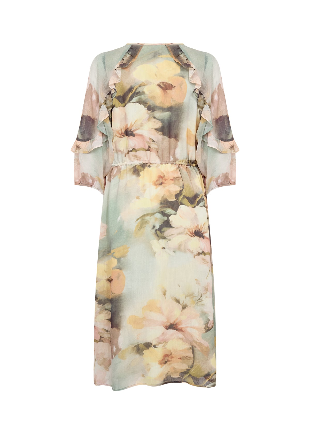 Soya Concept Carmen floaty dress in bok choi - [shop_name Strathaven] [womens clothing]