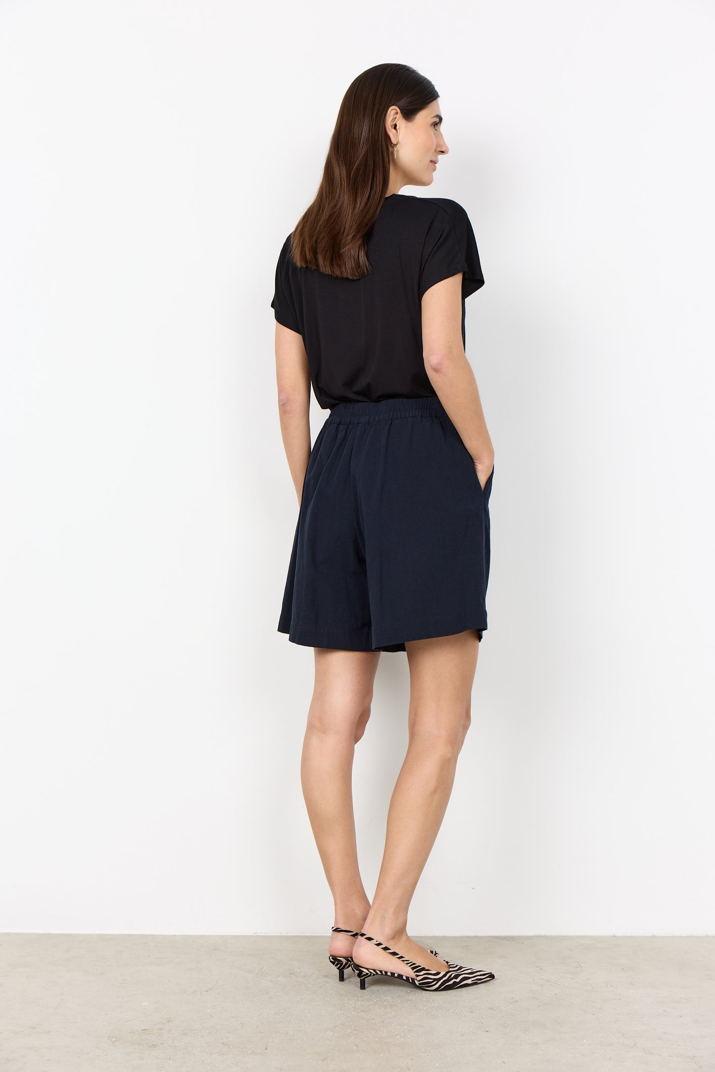 Soya Concept Cissie navy shorts - [shop_name Strathaven] [womens clothing]