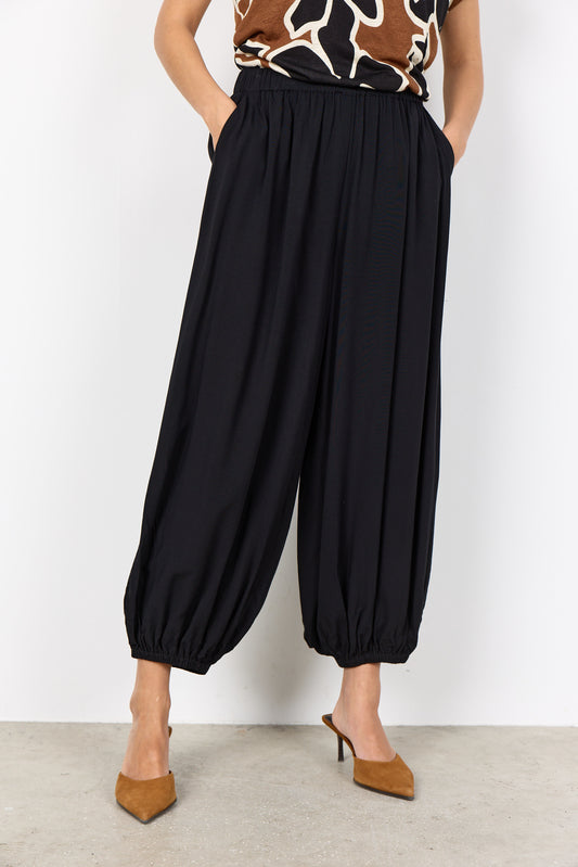 Soya Concept Radia balloon pants in black - [shop_name Strathaven] [womens clothing]