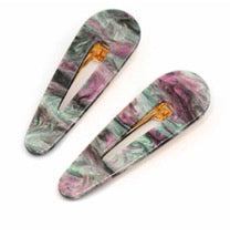 Pom hair slide set - [shop_name Strathaven] [womens clothing]