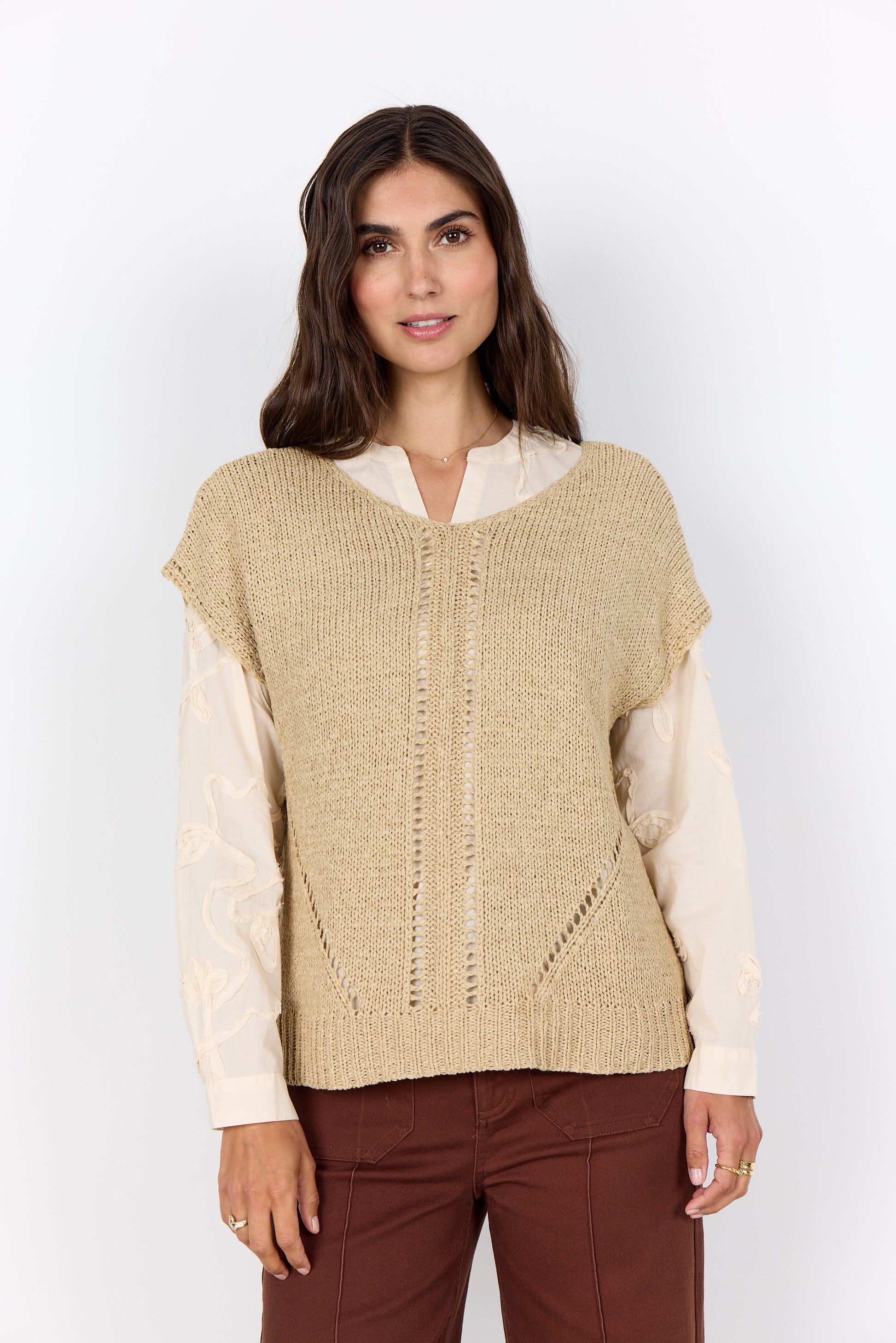 Soya Concept Carynn sand sweater - [shop_name Strathaven] [womens clothing]
