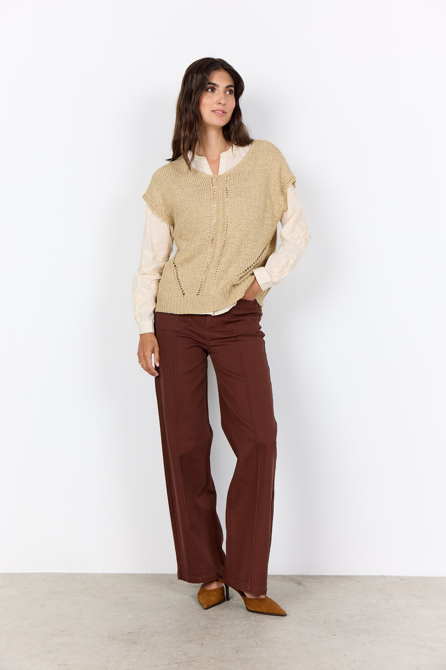 Soya Concept Carynn sand sweater - [shop_name Strathaven] [womens clothing]
