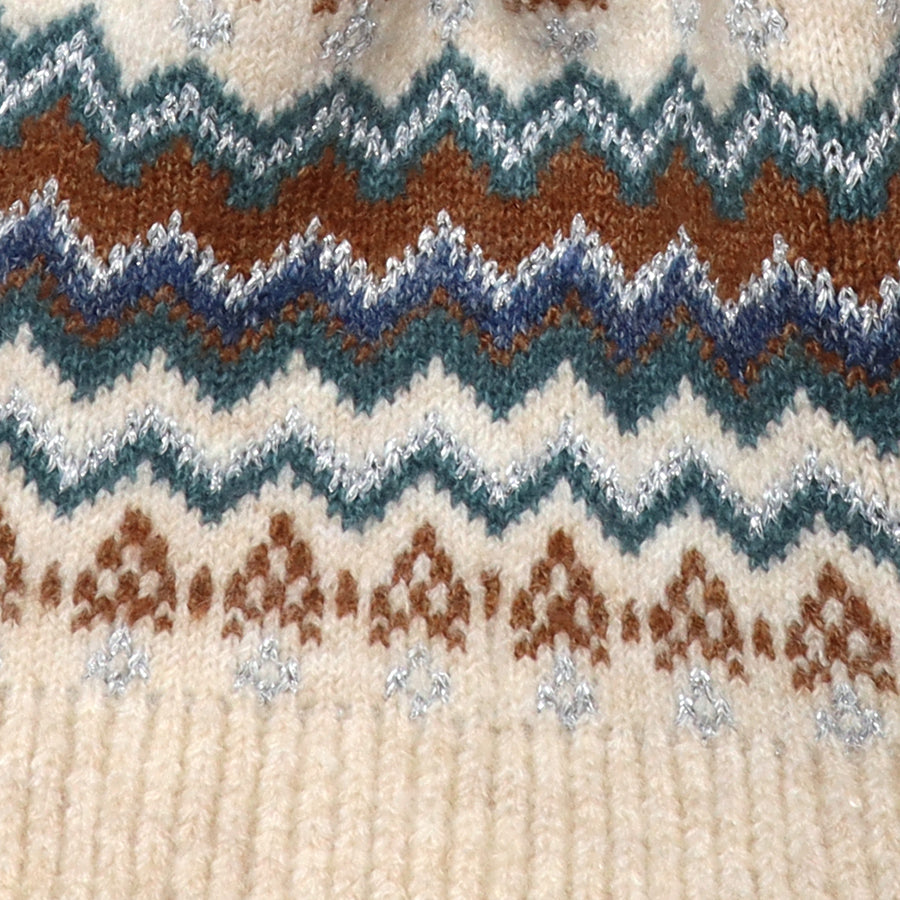 POM Sofia zig zag pull through scarf - [shop_name Strathaven] [womens clothing]