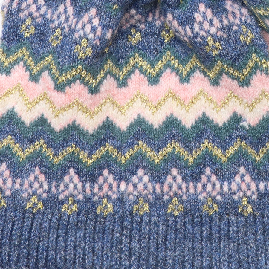 POM Sofia zig zag pull through scarf - [shop_name Strathaven] [womens clothing]