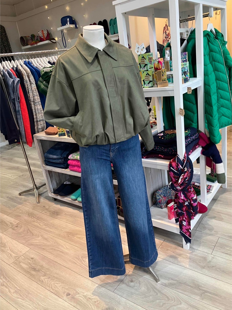 Grace & Mila Suedine khaki verve jacket