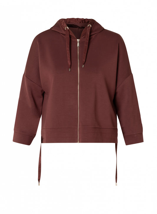 Yest Clothilde super soft hoodie in wine