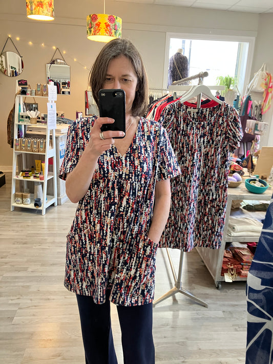 Lily & Me Myrtle tunic in navy
