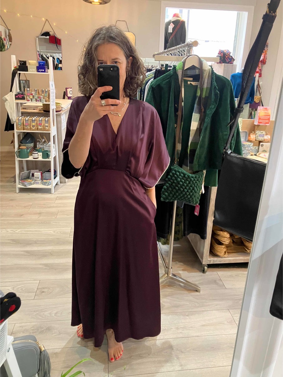 Numph Nusantina dress in winetasting