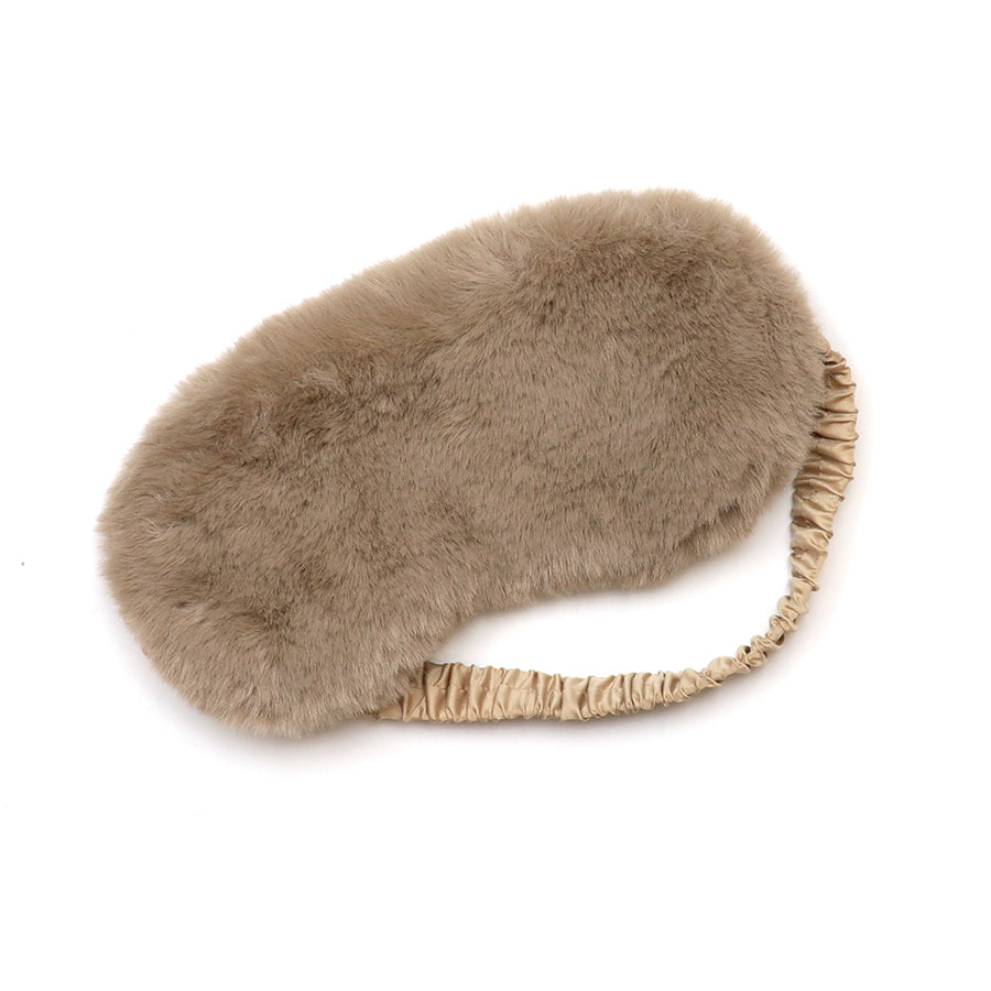 POM Natalia faux fur eye mask - [shop_name Strathaven] [womens clothing]