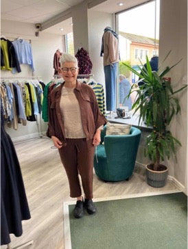 Soya Concept Charissa trouser in rocky road brown - [shop_name Strathaven] [womens clothing]