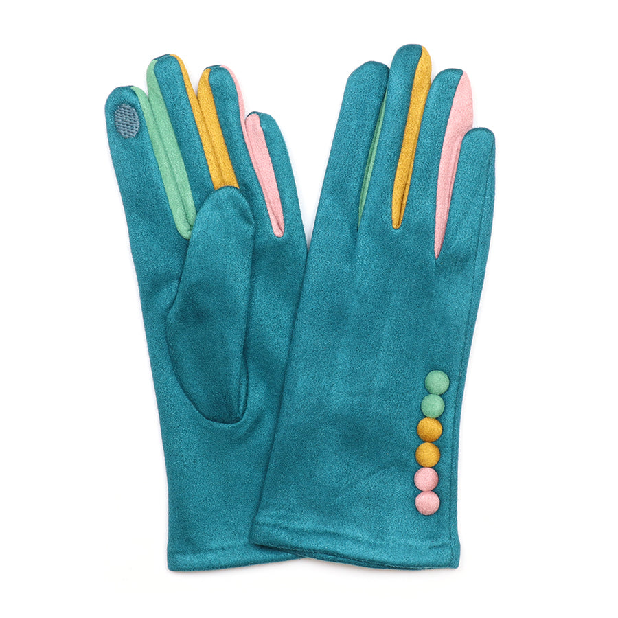 POM Frida faux suede gloves - various colours - [shop_name Strathaven] [womens clothing]