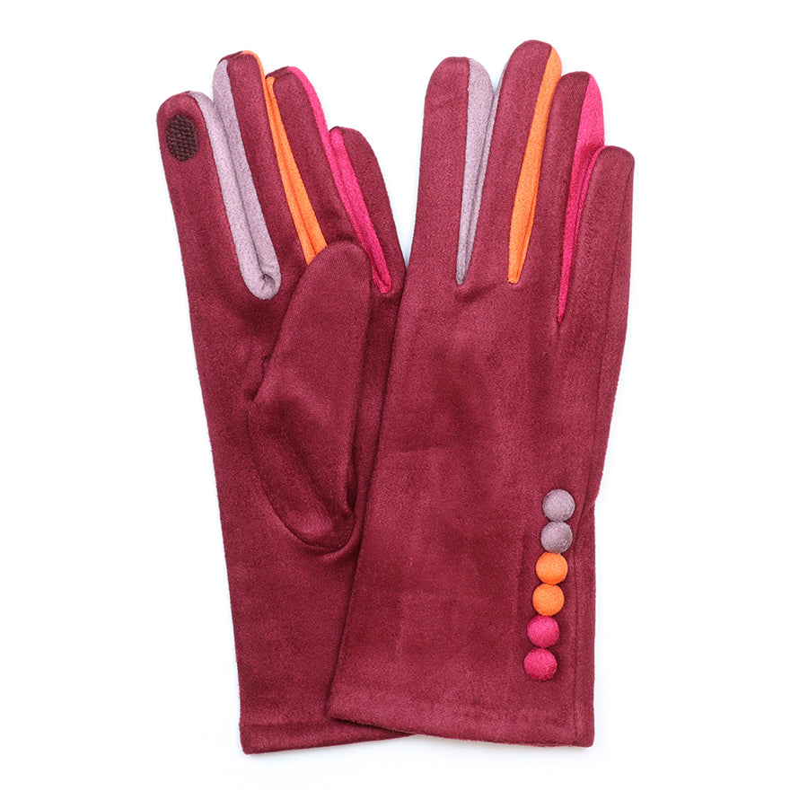 POM Frida faux suede gloves - various colours - [shop_name Strathaven] [womens clothing]