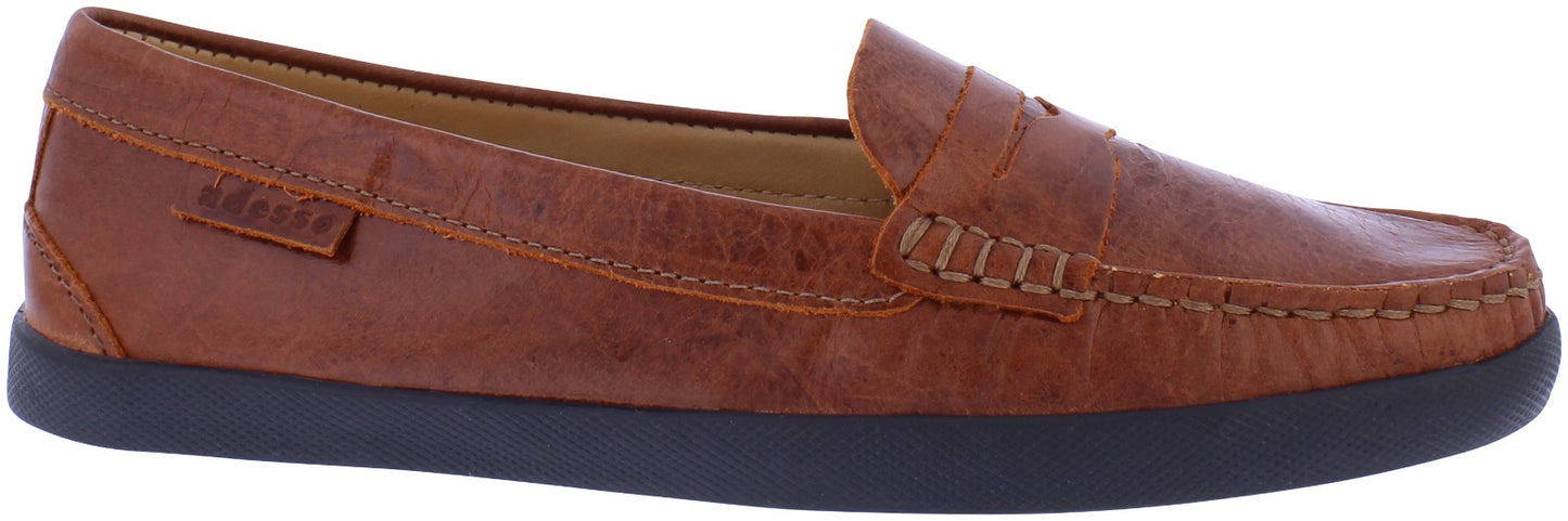 Adesso Ashley chestnut loafer shoe - [shop_name Strathaven] [womens clothing]