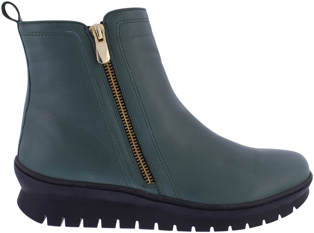 Adesso Naomi boots in pine green - [shop_name Strathaven] [womens clothing]